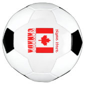 Vlag van Canada Persoonlijk gemaakt Voetbal (Gedraaid)