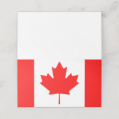 Vlag van Canada Plaatskaartje (Buitenkant ongevouwen)