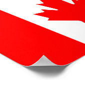 Vlag van Canada Poster (Hoek)