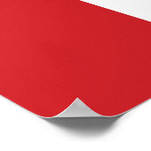 Vlag van Canada Poster (Hoek)