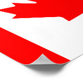 Vlag van Canada Poster (Hoek)