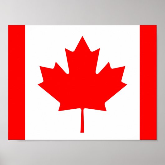 Vlag van Canada Poster (Voorkant)