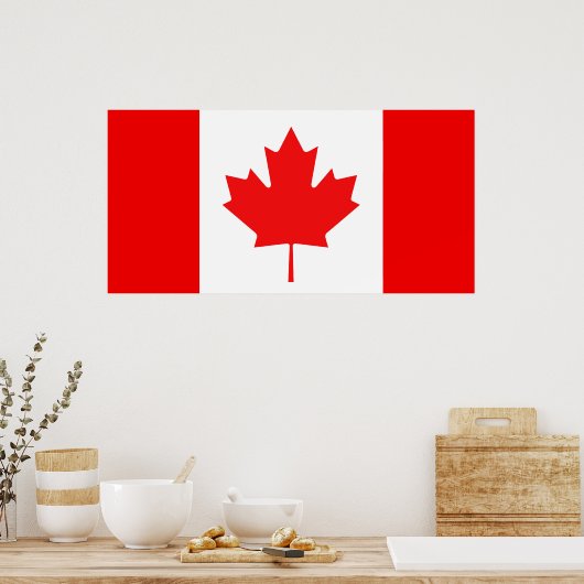 Vlag van Canada Poster (Keuken)