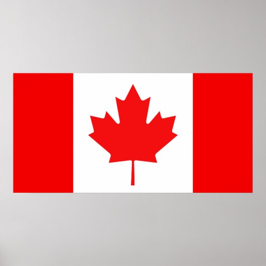 Vlag van Canada Poster (Voorkant)