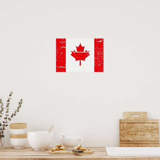 VLAG VAN CANADA POSTER (Keuken)