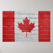 Vlag van Canada Poster (Voorkant)