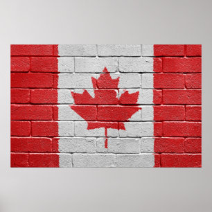 Vlag van Canada Poster