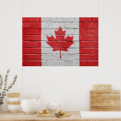 Vlag van Canada Poster (Keuken)