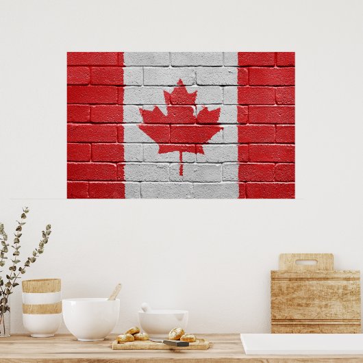 Vlag van Canada Poster (Keuken)