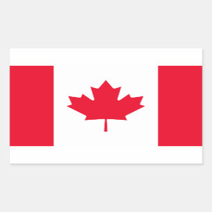 Vlag van Canada Rechthoekige Sticker