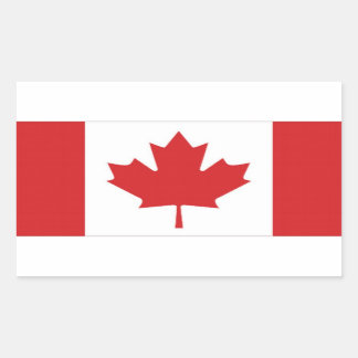 Vlag van Canada Rechthoekige Sticker