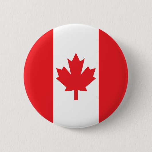 Vlag van Canada Ronde Button 5,7 Cm (Voorkant)