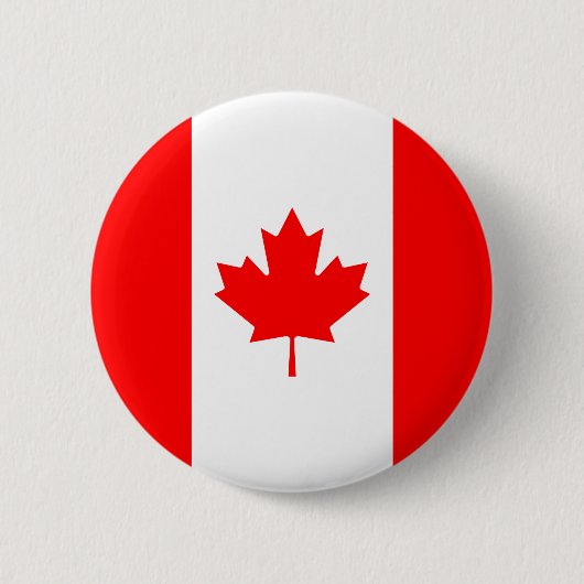 Vlag van Canada Ronde Button 5,7 Cm (Voorkant)