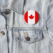 Vlag van Canada Ronde Button 5,7 Cm (In situ)