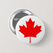 Vlag van Canada Ronde Button 5,7 Cm (Voorkant /achterkant)