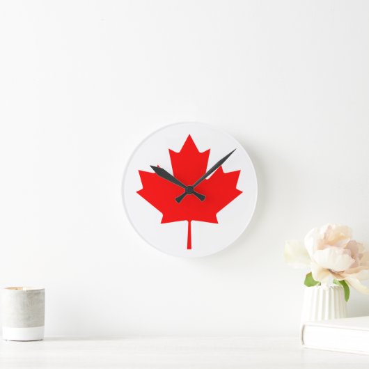 Vlag van Canada Ronde Klok (Huis)