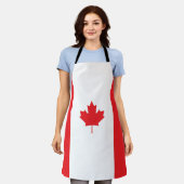 Vlag van Canada Schort (Gedragen)