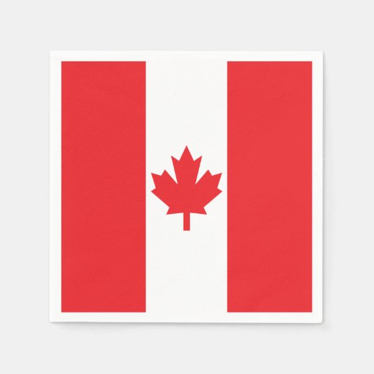 Vlag van Canada Servetten (Voorkant)