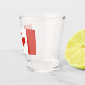 Vlag van Canada Shot Glas (Rechts)