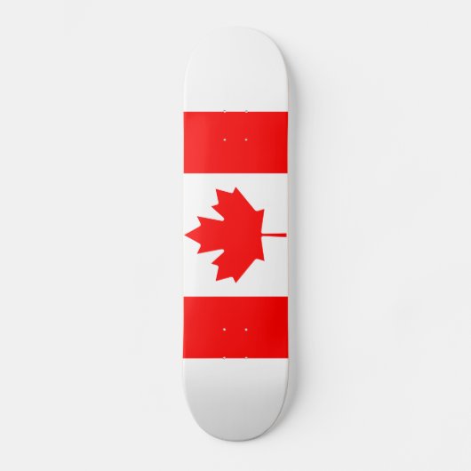 Vlag van Canada Skateboard (Voorkant)