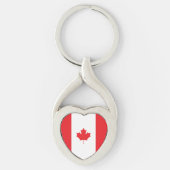Vlag van Canada Sleutelhanger (Voorkant)