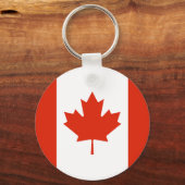 Vlag van Canada Sleutelhanger (Achterkant)