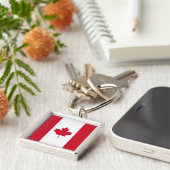 Vlag van Canada Sleutelhanger (Zijkant)