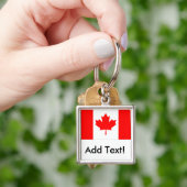 Vlag van Canada Sleutelhanger (Hand)
