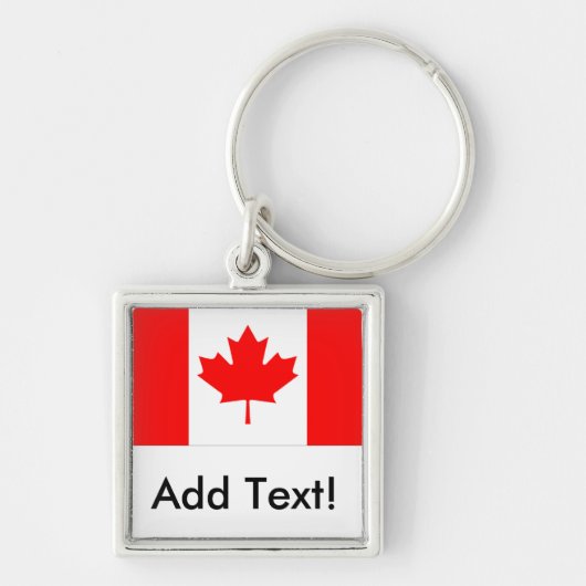Vlag van Canada Sleutelhanger (Voorkant)