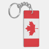 Vlag van Canada Sleutelhanger (Voorkant Links)