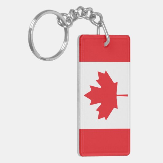 Vlag van Canada Sleutelhanger (Voorkant Links)