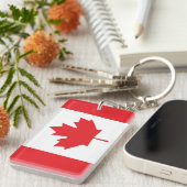 Vlag van Canada Sleutelhanger (Voorkant Rechts)