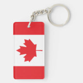 Vlag van Canada Sleutelhanger (achterkant)