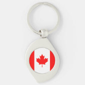 Vlag van Canada Sleutelhanger (Voorkant)