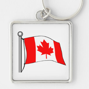 Vlag van Canada Sleutelhanger