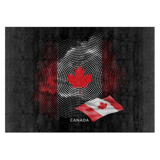 Vlag van Canada Snijplank (Voorkant)