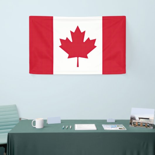 Vlag van Canada Spandoek (Beurs)