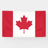 Vlag van Canada Spandoek (Horizontaal)
