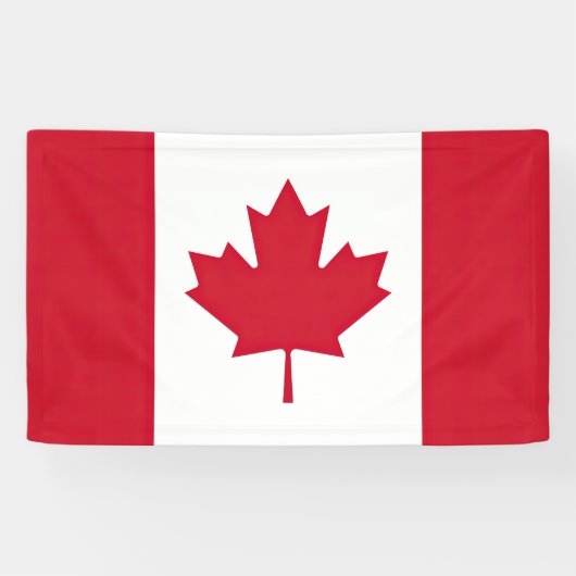 Vlag van Canada Spandoek (Horizontaal)
