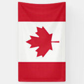 Vlag van Canada Spandoek (Verticaal)