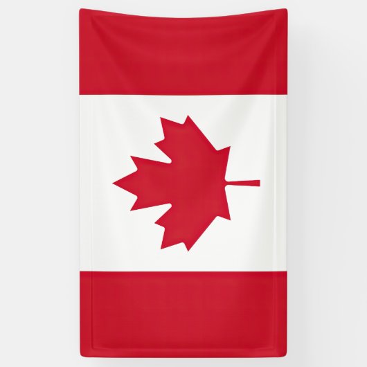 Vlag van Canada Spandoek (Verticaal)