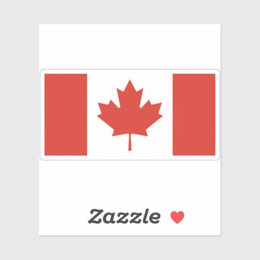 Vlag van Canada Sticker (Vel)