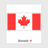 Vlag van Canada Sticker (Vel)