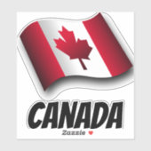Vlag van Canada Sticker (Vel)