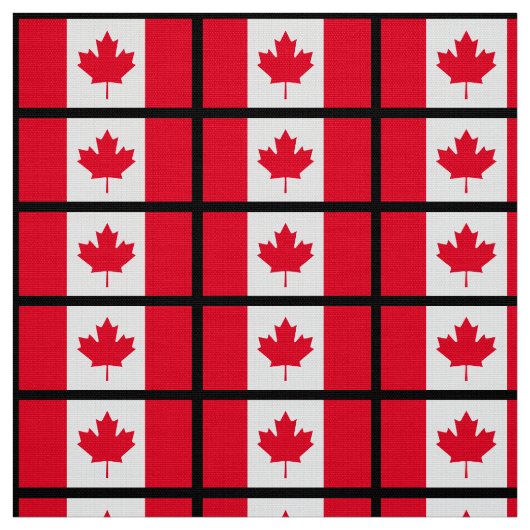 Vlag van Canada Stof (Swatch)