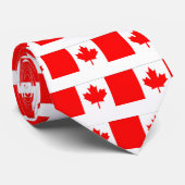 Vlag van Canada Stropdas (Opgerold)
