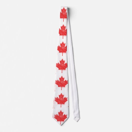 Vlag van Canada Stropdas (Voorkant)