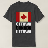 Vlag van Canada T-shirt (Design voorkant)