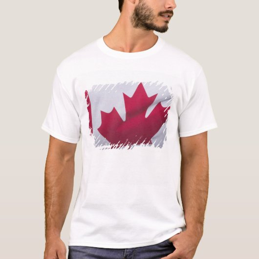 Vlag van Canada. T-shirt (Voorkant)