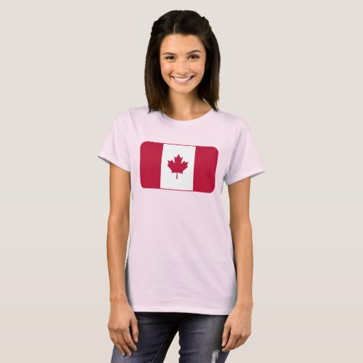 Vlag van Canada T-shirt (Voorkant volledig)